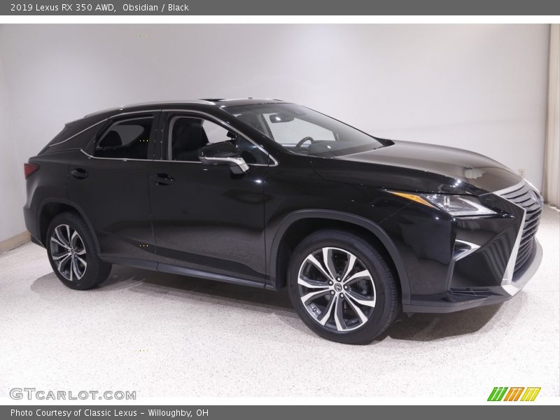Obsidian / Black 2019 Lexus RX 350 AWD