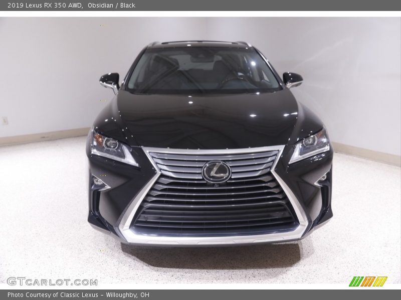 Obsidian / Black 2019 Lexus RX 350 AWD