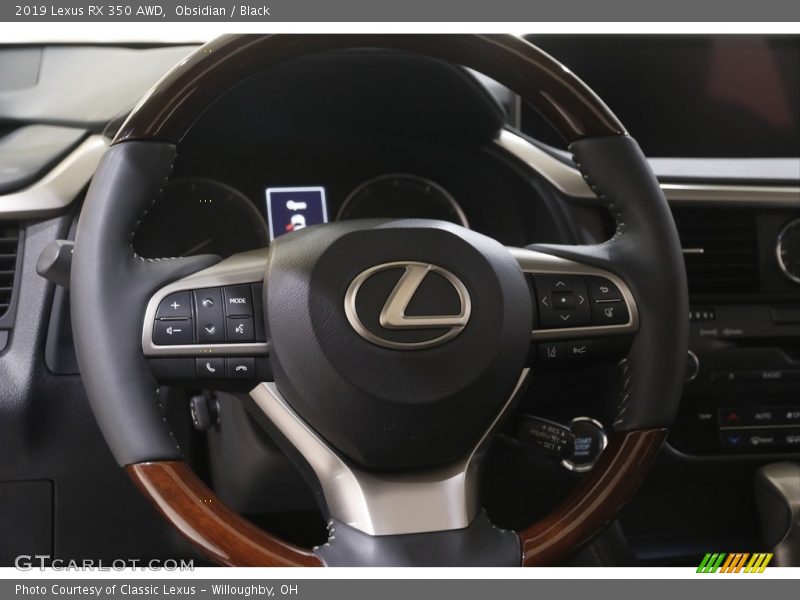 Obsidian / Black 2019 Lexus RX 350 AWD