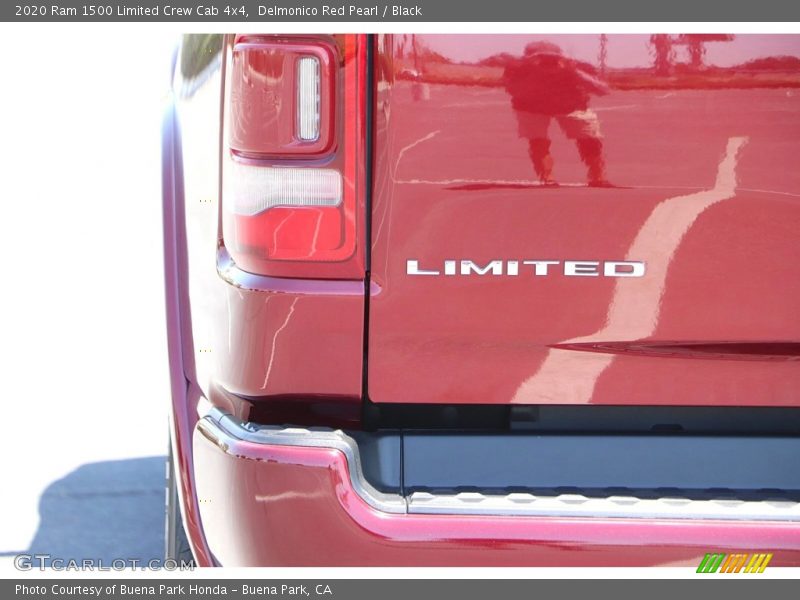 Delmonico Red Pearl / Black 2020 Ram 1500 Limited Crew Cab 4x4