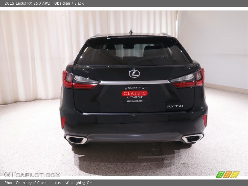 Obsidian / Black 2019 Lexus RX 350 AWD