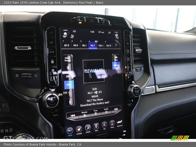 Delmonico Red Pearl / Black 2020 Ram 1500 Limited Crew Cab 4x4