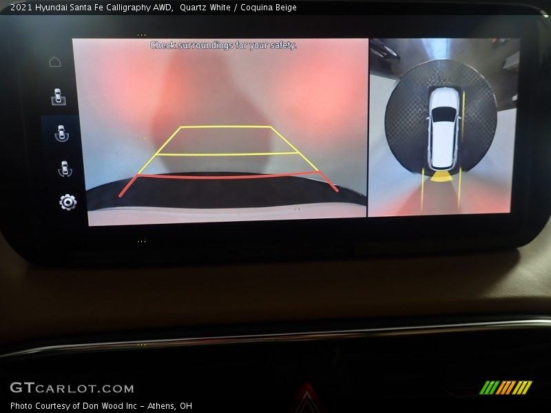 Quartz White / Coquina Beige 2021 Hyundai Santa Fe Calligraphy AWD