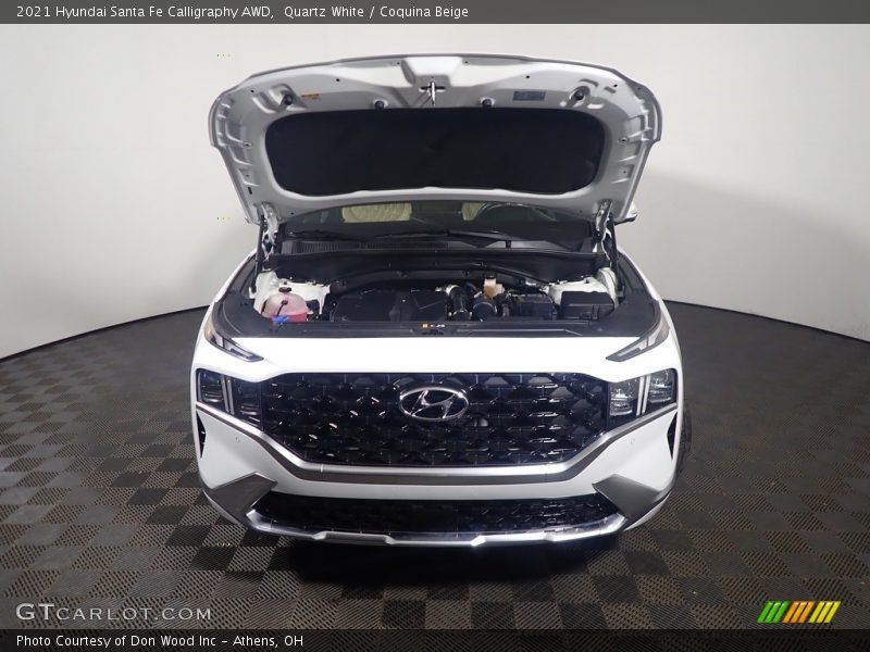 Quartz White / Coquina Beige 2021 Hyundai Santa Fe Calligraphy AWD