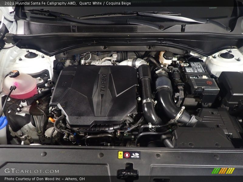 Quartz White / Coquina Beige 2021 Hyundai Santa Fe Calligraphy AWD