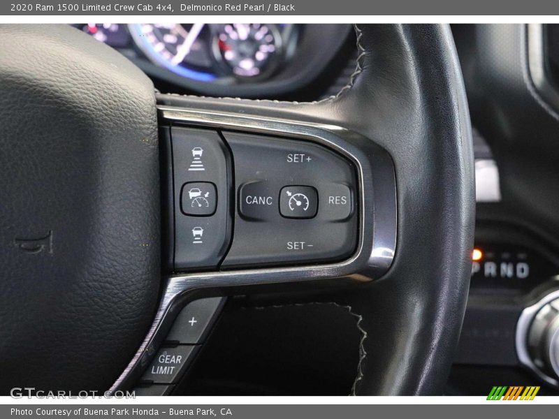 Delmonico Red Pearl / Black 2020 Ram 1500 Limited Crew Cab 4x4