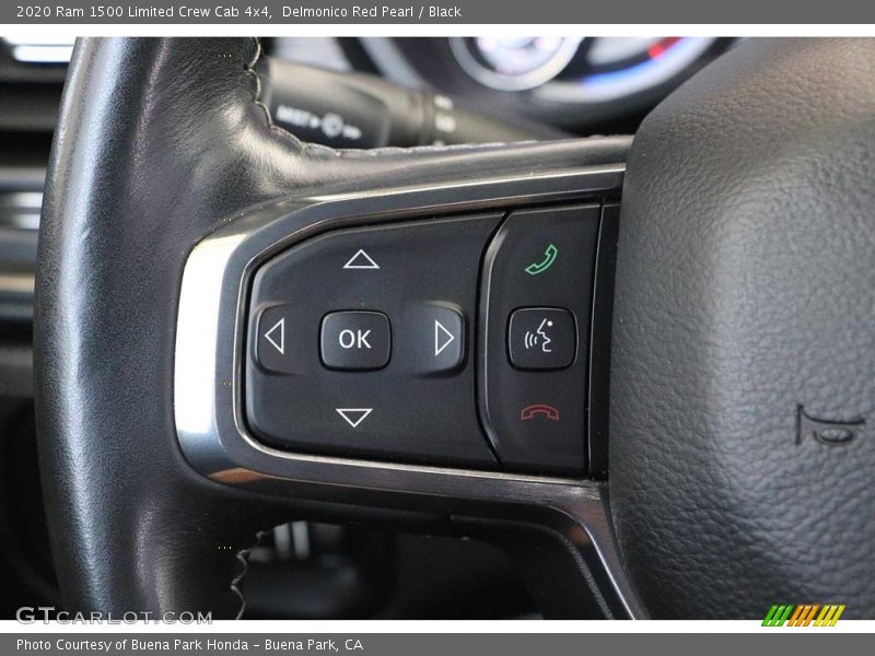 Delmonico Red Pearl / Black 2020 Ram 1500 Limited Crew Cab 4x4