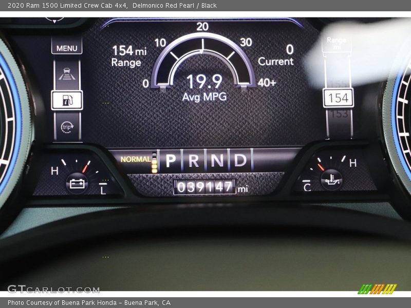 Delmonico Red Pearl / Black 2020 Ram 1500 Limited Crew Cab 4x4