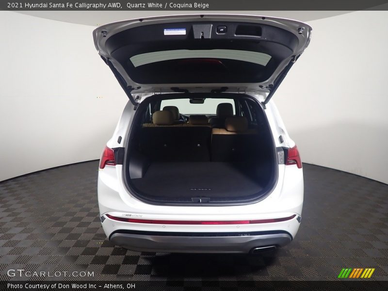 Quartz White / Coquina Beige 2021 Hyundai Santa Fe Calligraphy AWD