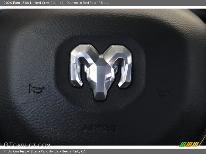 Delmonico Red Pearl / Black 2020 Ram 1500 Limited Crew Cab 4x4