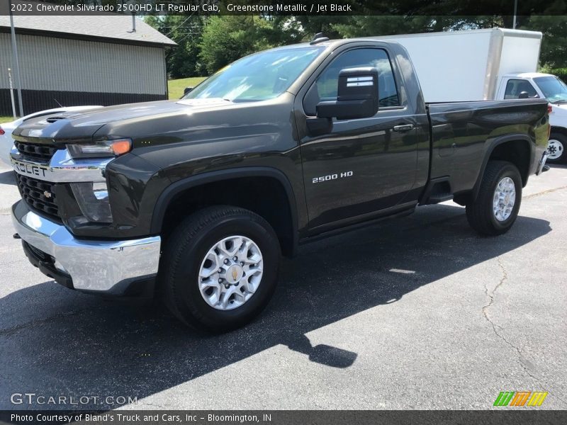 Greenstone Metallic / Jet Black 2022 Chevrolet Silverado 2500HD LT Regular Cab