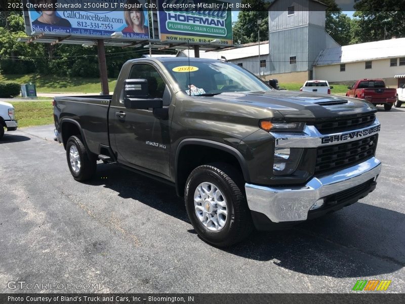 Greenstone Metallic / Jet Black 2022 Chevrolet Silverado 2500HD LT Regular Cab