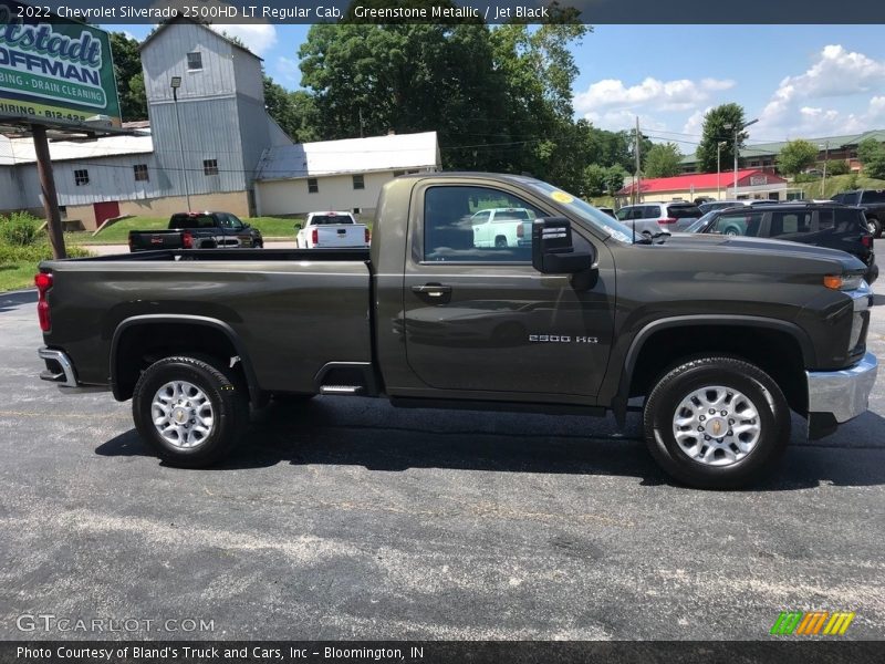 Greenstone Metallic / Jet Black 2022 Chevrolet Silverado 2500HD LT Regular Cab