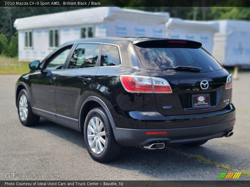 Brilliant Black / Black 2010 Mazda CX-9 Sport AWD
