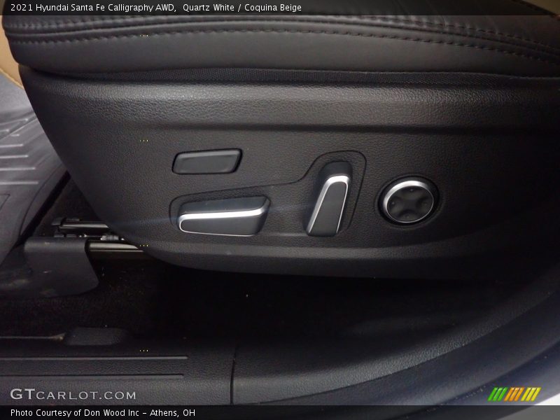 Quartz White / Coquina Beige 2021 Hyundai Santa Fe Calligraphy AWD