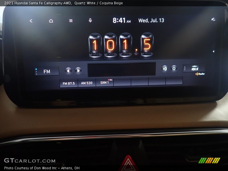 Quartz White / Coquina Beige 2021 Hyundai Santa Fe Calligraphy AWD