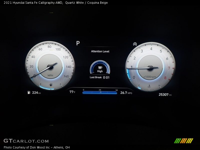 Quartz White / Coquina Beige 2021 Hyundai Santa Fe Calligraphy AWD