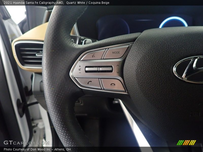 Quartz White / Coquina Beige 2021 Hyundai Santa Fe Calligraphy AWD