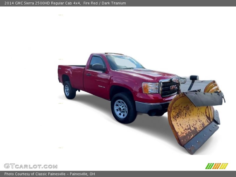 Fire Red / Dark Titanium 2014 GMC Sierra 2500HD Regular Cab 4x4