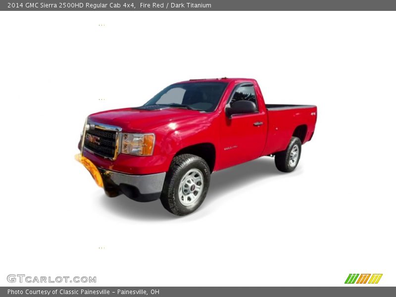 Fire Red / Dark Titanium 2014 GMC Sierra 2500HD Regular Cab 4x4