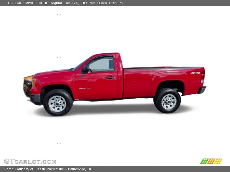Fire Red / Dark Titanium 2014 GMC Sierra 2500HD Regular Cab 4x4