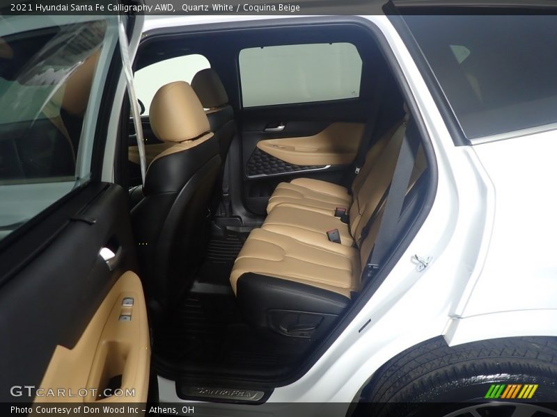Quartz White / Coquina Beige 2021 Hyundai Santa Fe Calligraphy AWD