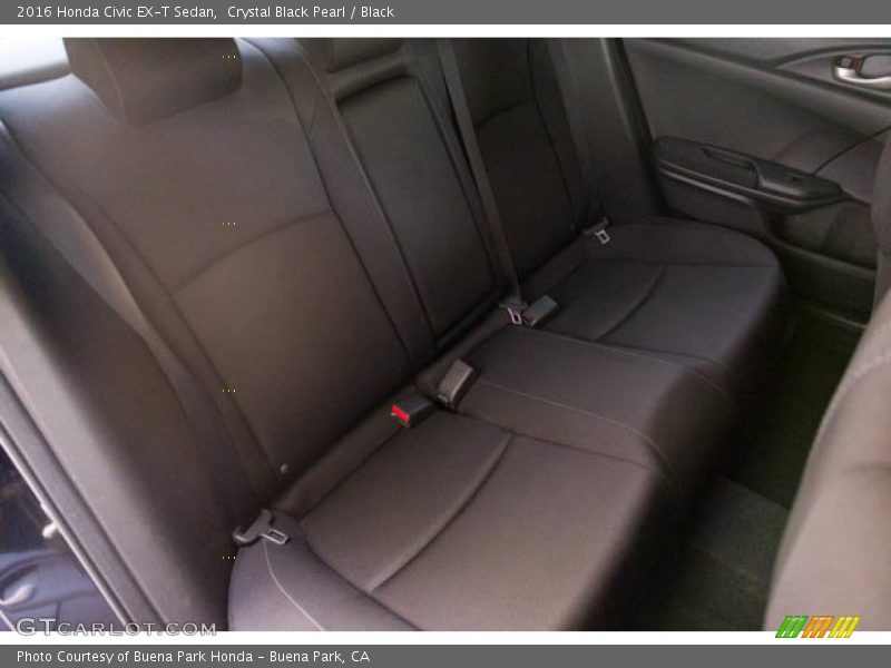 Crystal Black Pearl / Black 2016 Honda Civic EX-T Sedan