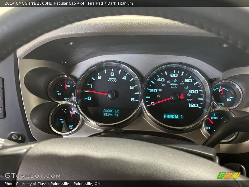 Fire Red / Dark Titanium 2014 GMC Sierra 2500HD Regular Cab 4x4