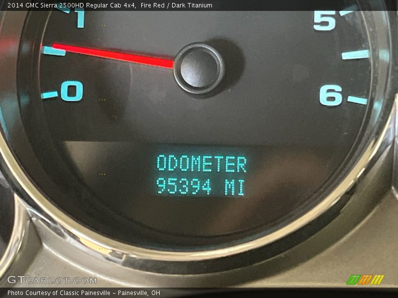Fire Red / Dark Titanium 2014 GMC Sierra 2500HD Regular Cab 4x4