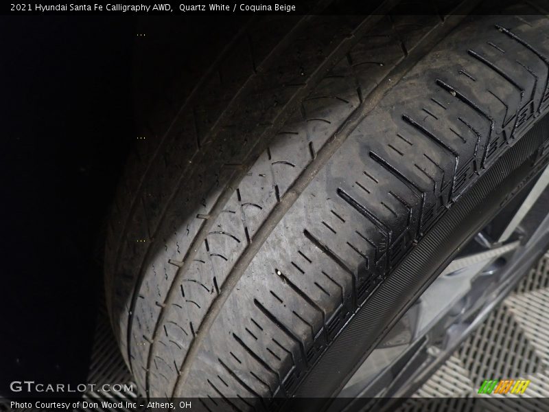 Quartz White / Coquina Beige 2021 Hyundai Santa Fe Calligraphy AWD