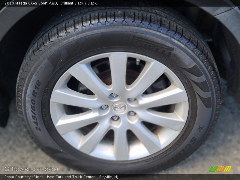 Brilliant Black / Black 2010 Mazda CX-9 Sport AWD