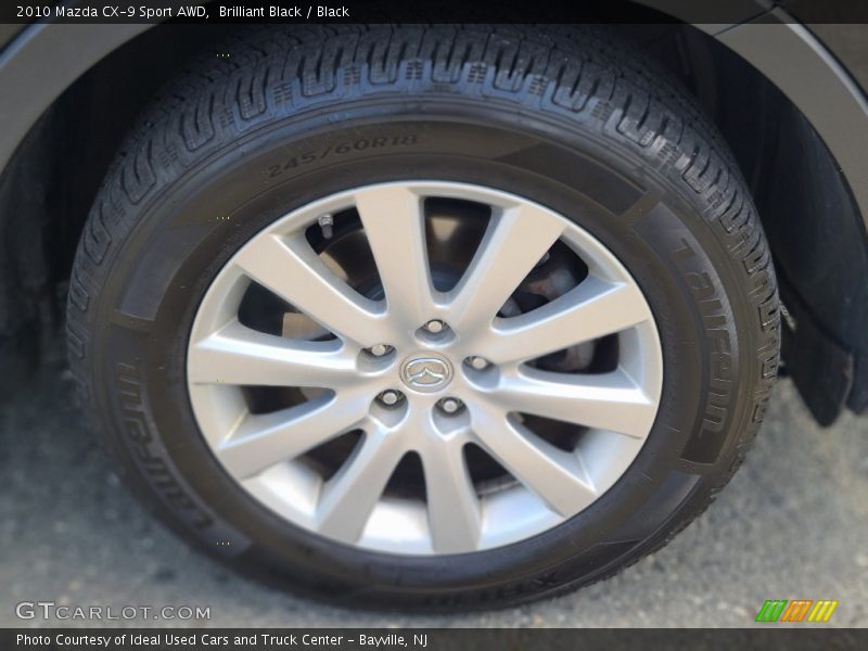 Brilliant Black / Black 2010 Mazda CX-9 Sport AWD