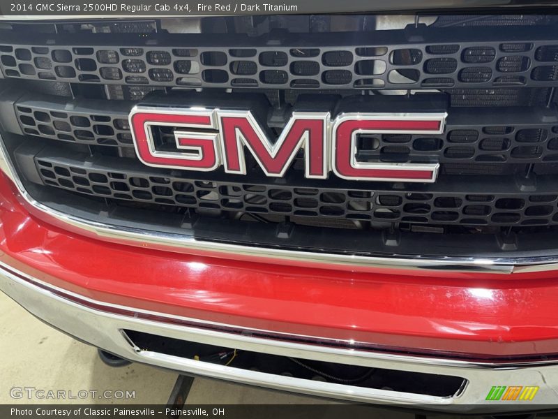 Fire Red / Dark Titanium 2014 GMC Sierra 2500HD Regular Cab 4x4