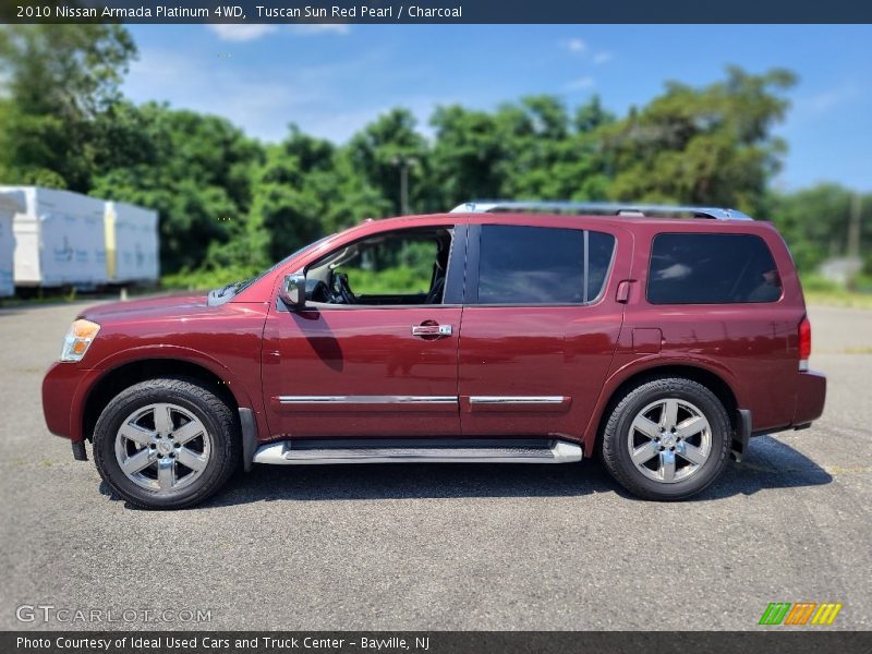 Tuscan Sun Red Pearl / Charcoal 2010 Nissan Armada Platinum 4WD