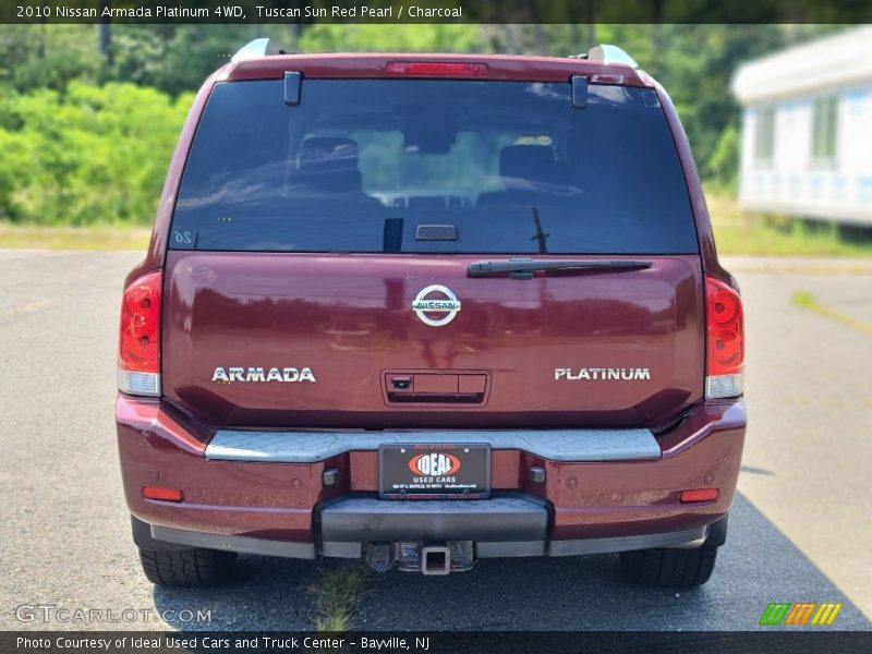 Tuscan Sun Red Pearl / Charcoal 2010 Nissan Armada Platinum 4WD