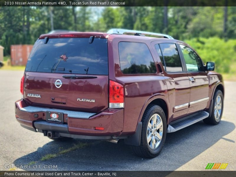 Tuscan Sun Red Pearl / Charcoal 2010 Nissan Armada Platinum 4WD