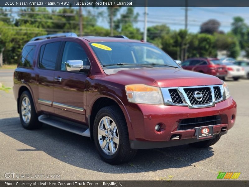 Tuscan Sun Red Pearl / Charcoal 2010 Nissan Armada Platinum 4WD