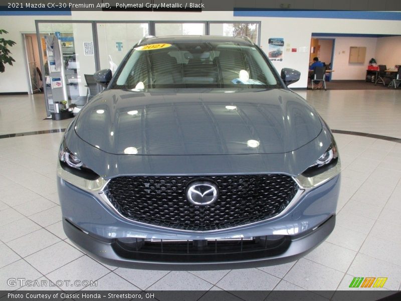 Polymetal Gray Metallic / Black 2021 Mazda CX-30 Premium AWD
