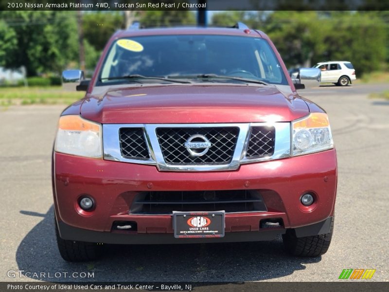 Tuscan Sun Red Pearl / Charcoal 2010 Nissan Armada Platinum 4WD