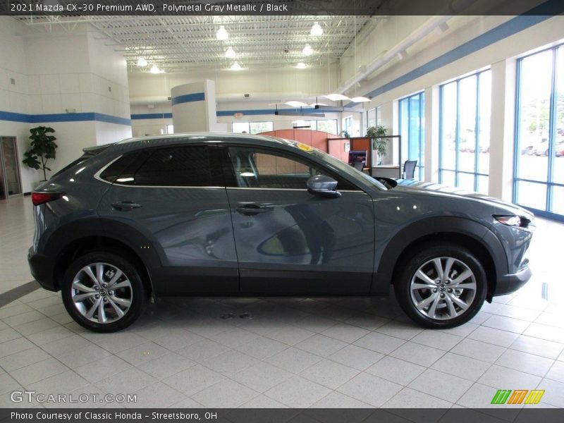 Polymetal Gray Metallic / Black 2021 Mazda CX-30 Premium AWD