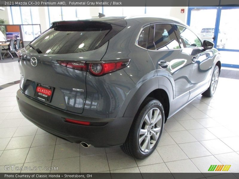 Polymetal Gray Metallic / Black 2021 Mazda CX-30 Premium AWD