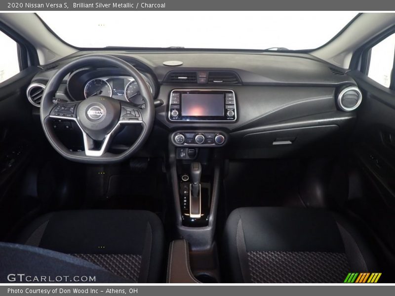 Brilliant Silver Metallic / Charcoal 2020 Nissan Versa S