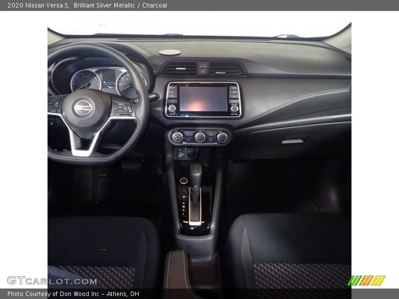 Brilliant Silver Metallic / Charcoal 2020 Nissan Versa S