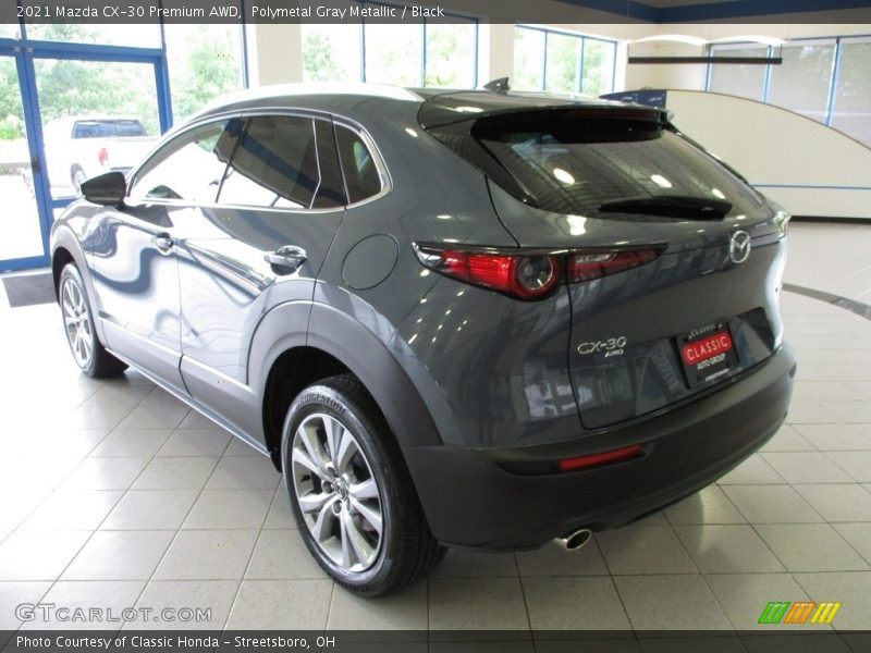 Polymetal Gray Metallic / Black 2021 Mazda CX-30 Premium AWD