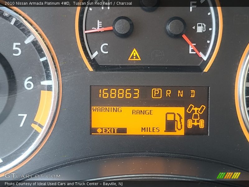 Tuscan Sun Red Pearl / Charcoal 2010 Nissan Armada Platinum 4WD