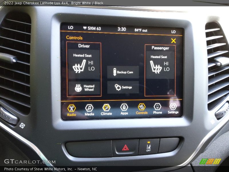 Bright White / Black 2022 Jeep Cherokee Latitude Lux 4x4