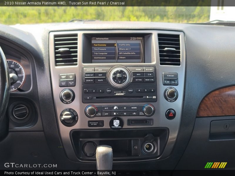 Tuscan Sun Red Pearl / Charcoal 2010 Nissan Armada Platinum 4WD