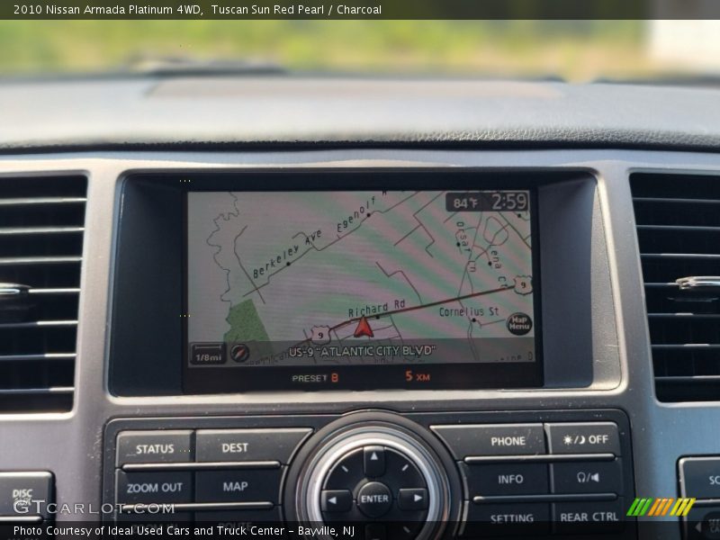 Tuscan Sun Red Pearl / Charcoal 2010 Nissan Armada Platinum 4WD