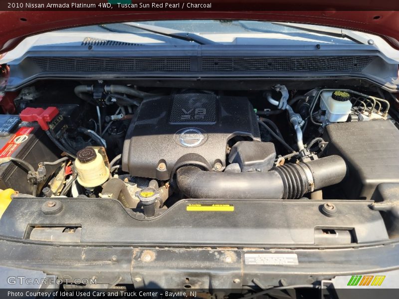Tuscan Sun Red Pearl / Charcoal 2010 Nissan Armada Platinum 4WD
