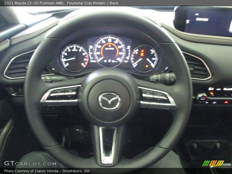 Polymetal Gray Metallic / Black 2021 Mazda CX-30 Premium AWD